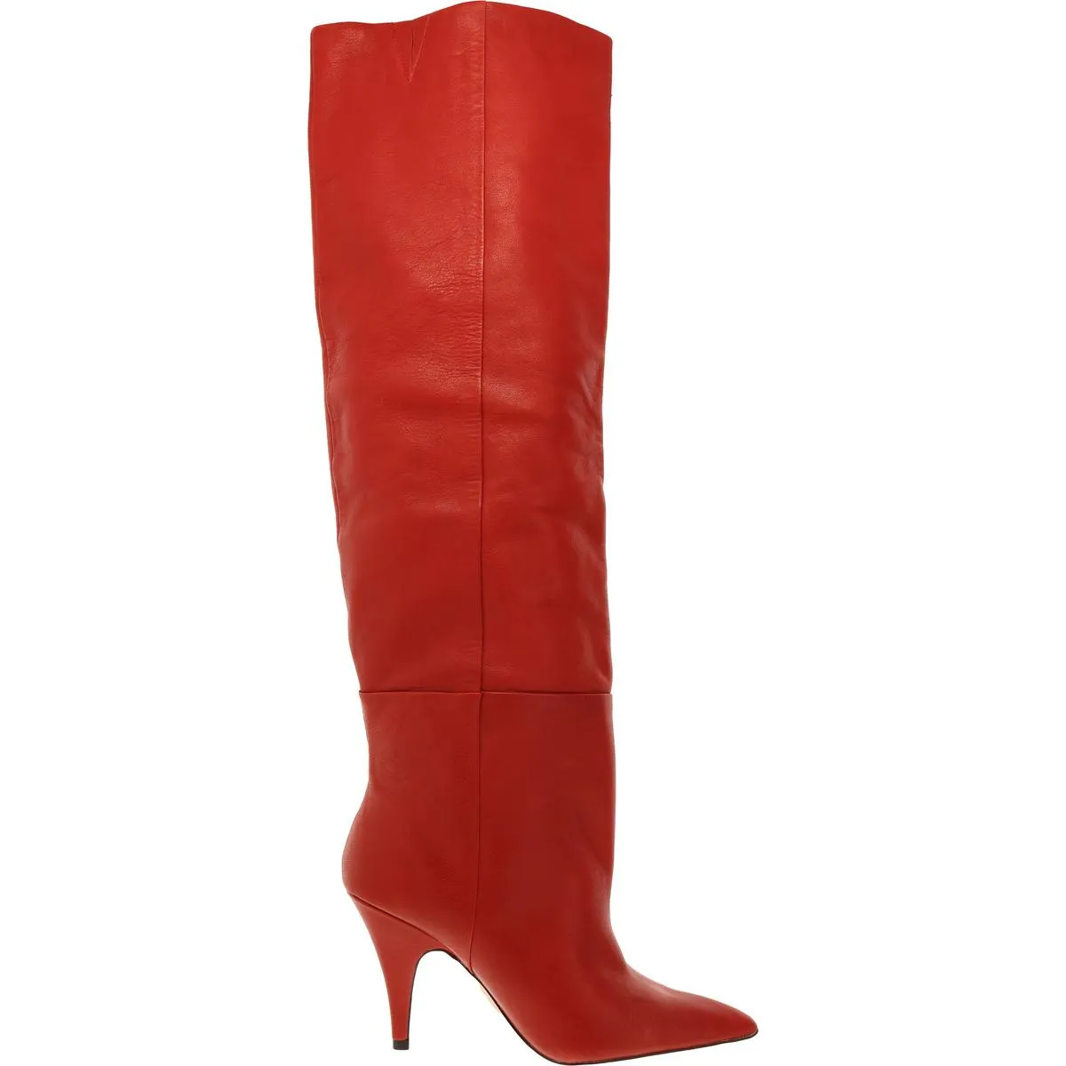 Bellamie Womens Leather Pull On Over-The-Knee Boots