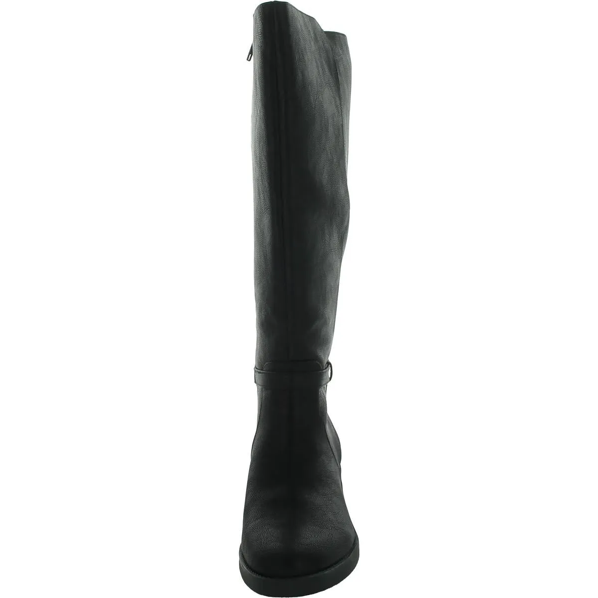 Berkley Womens Faux Leather Wide Calf Knee-High Boots