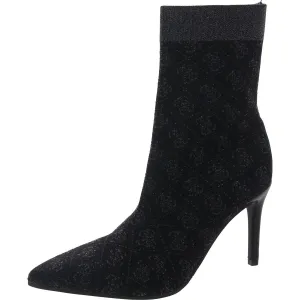 BHFO Womens Logo Manmade Ankle Boots
