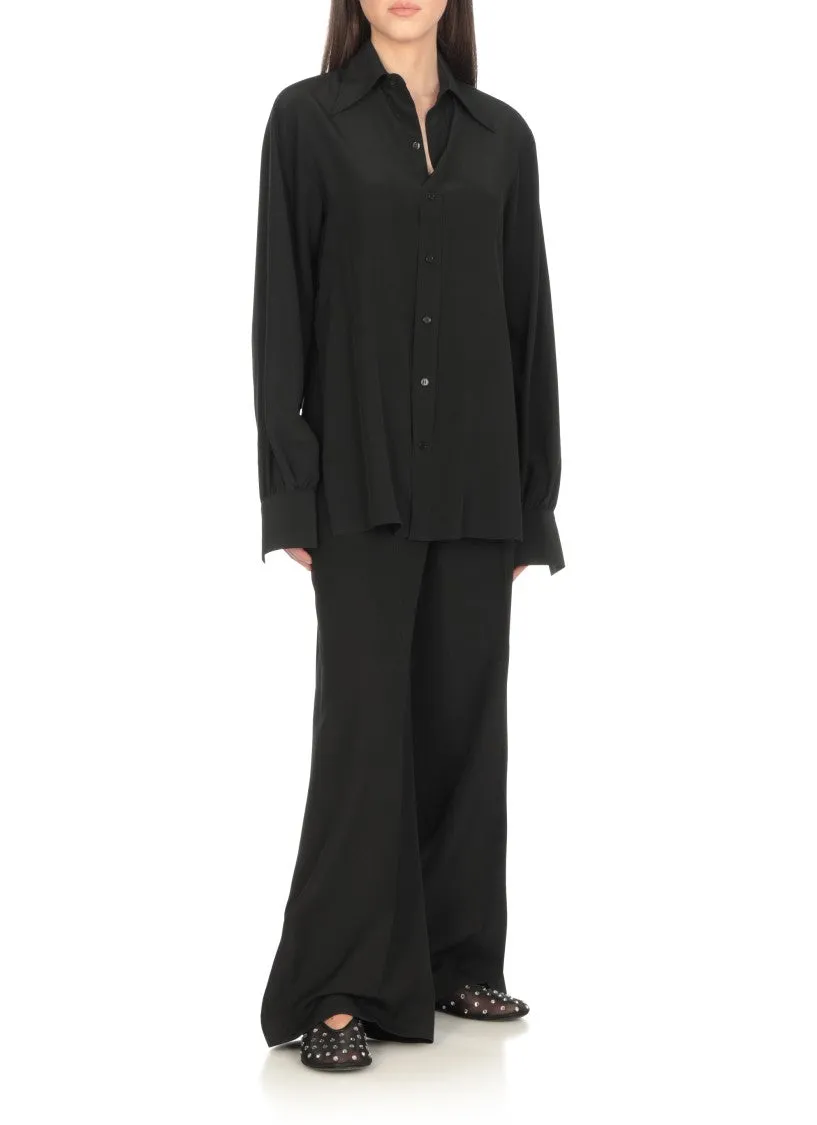 Black Marcy Flats Ballet Shoes