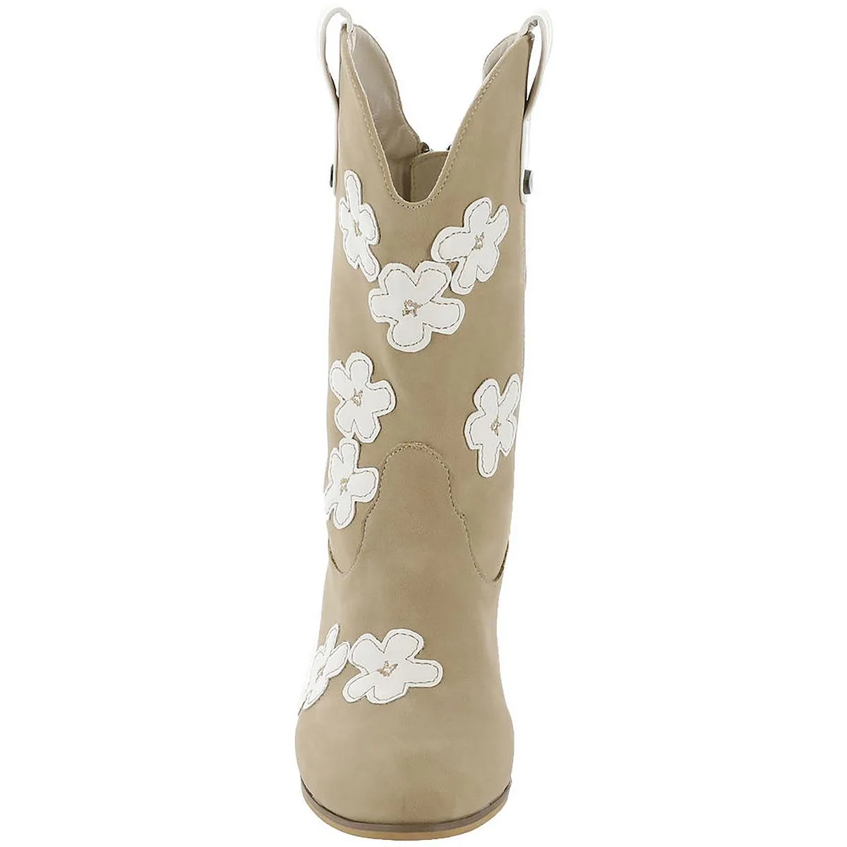 Blaze  Womens Faux Leather Pull On Cowboy, Western Boots