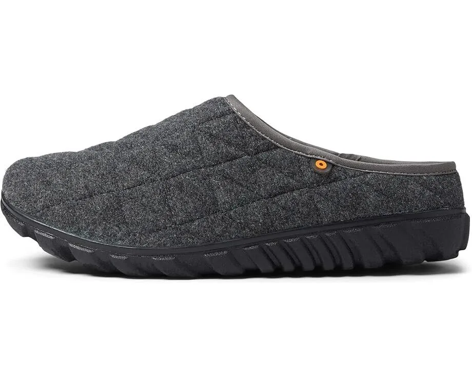 Bogs Snowday II 78889-013 Slippers Women's 7 Charcoal Slip-On Cozy Shoes KHD726