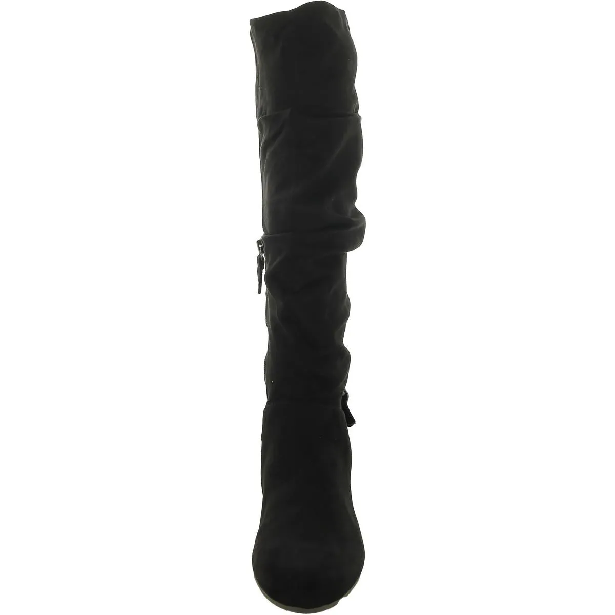 Break Free Womens Faux Suede Slouchy Knee-High Boots