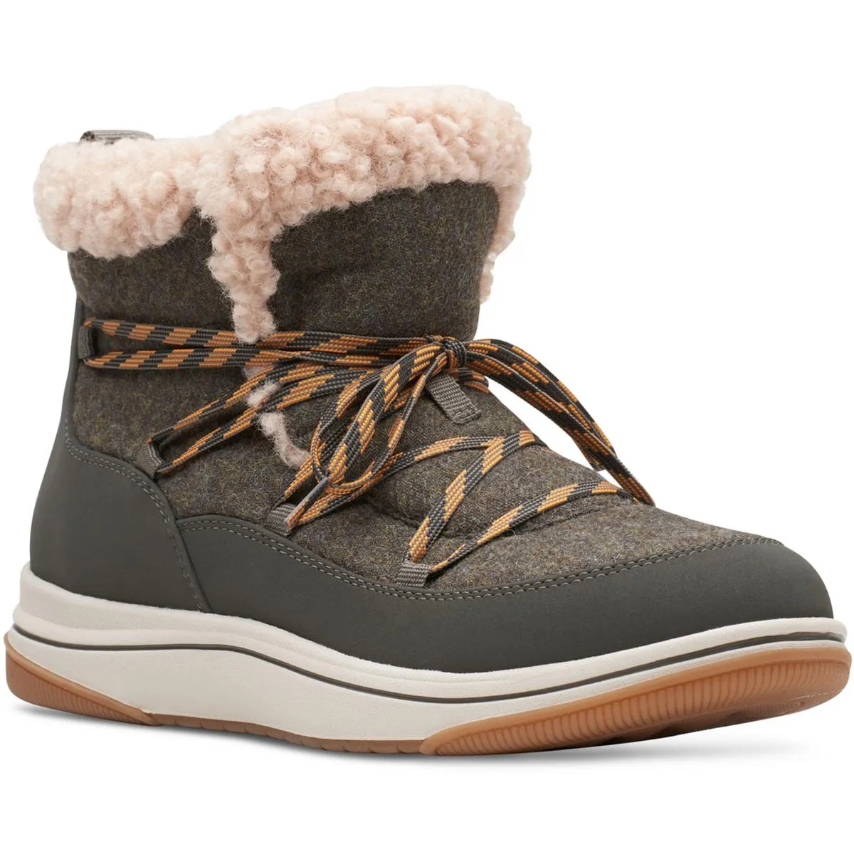 Breeze Glacier Womens Lace-Up Polyester Booties