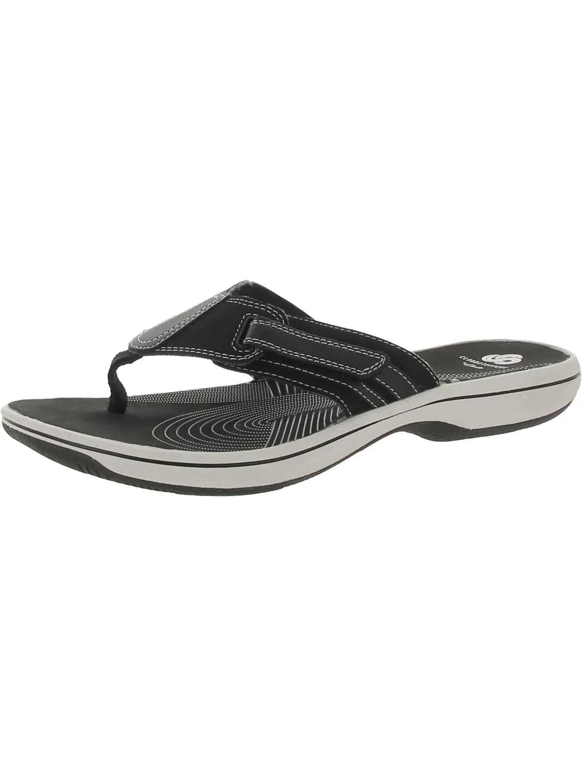 Brinkley  Womens Padded Insole Slip On Flip Flops