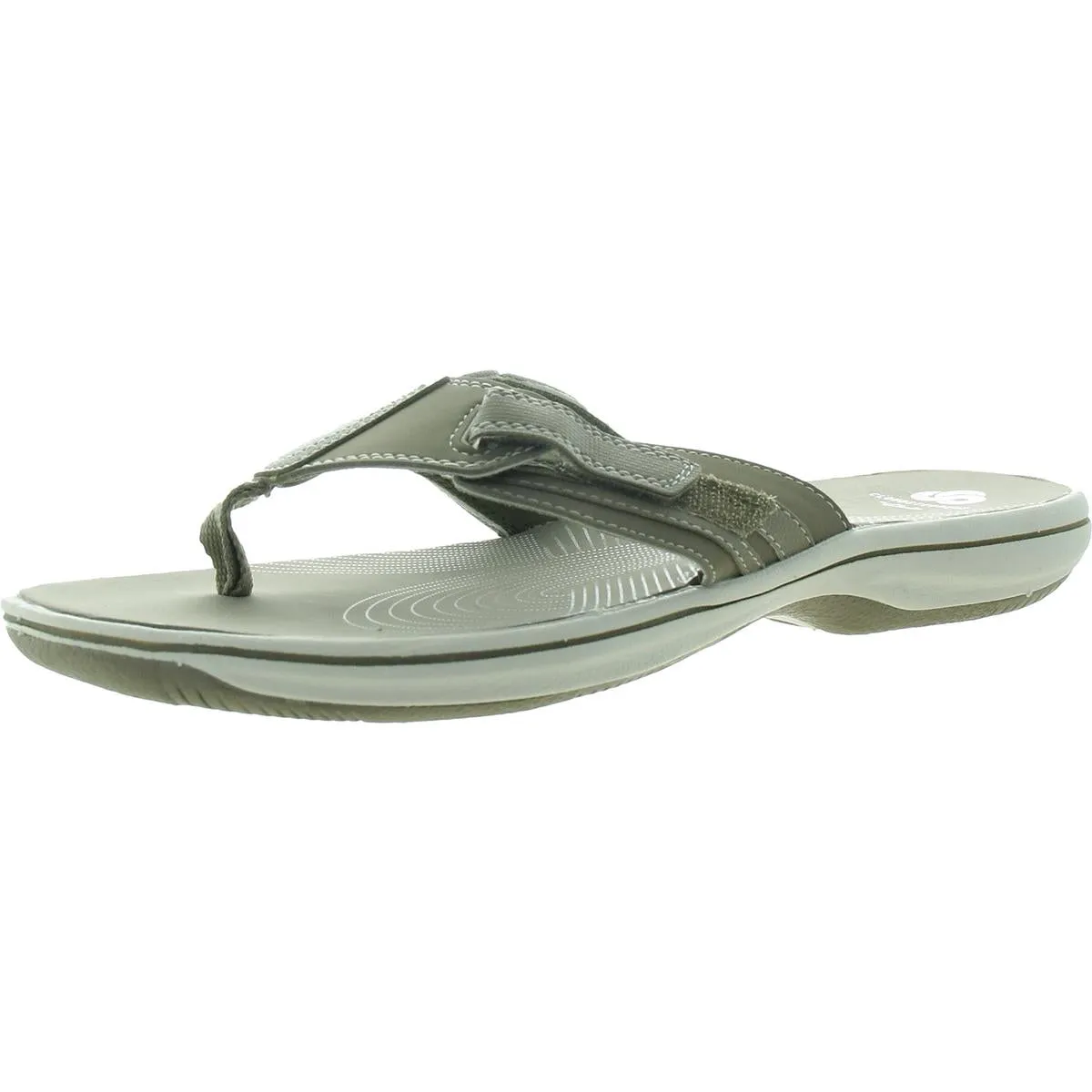 Brinkley  Womens Padded Insole Slip On Flip Flops