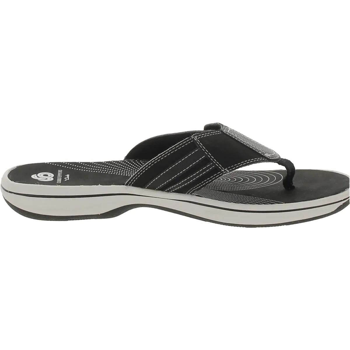 Brinkley  Womens Padded Insole Slip On Flip Flops