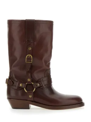 Brown Heiko Mid-Calf Boots