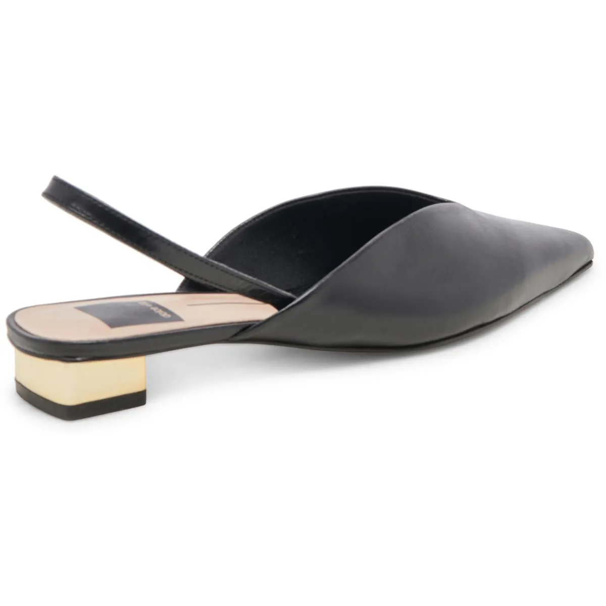 Byanca Womens Adjustable Leather Slingbacks