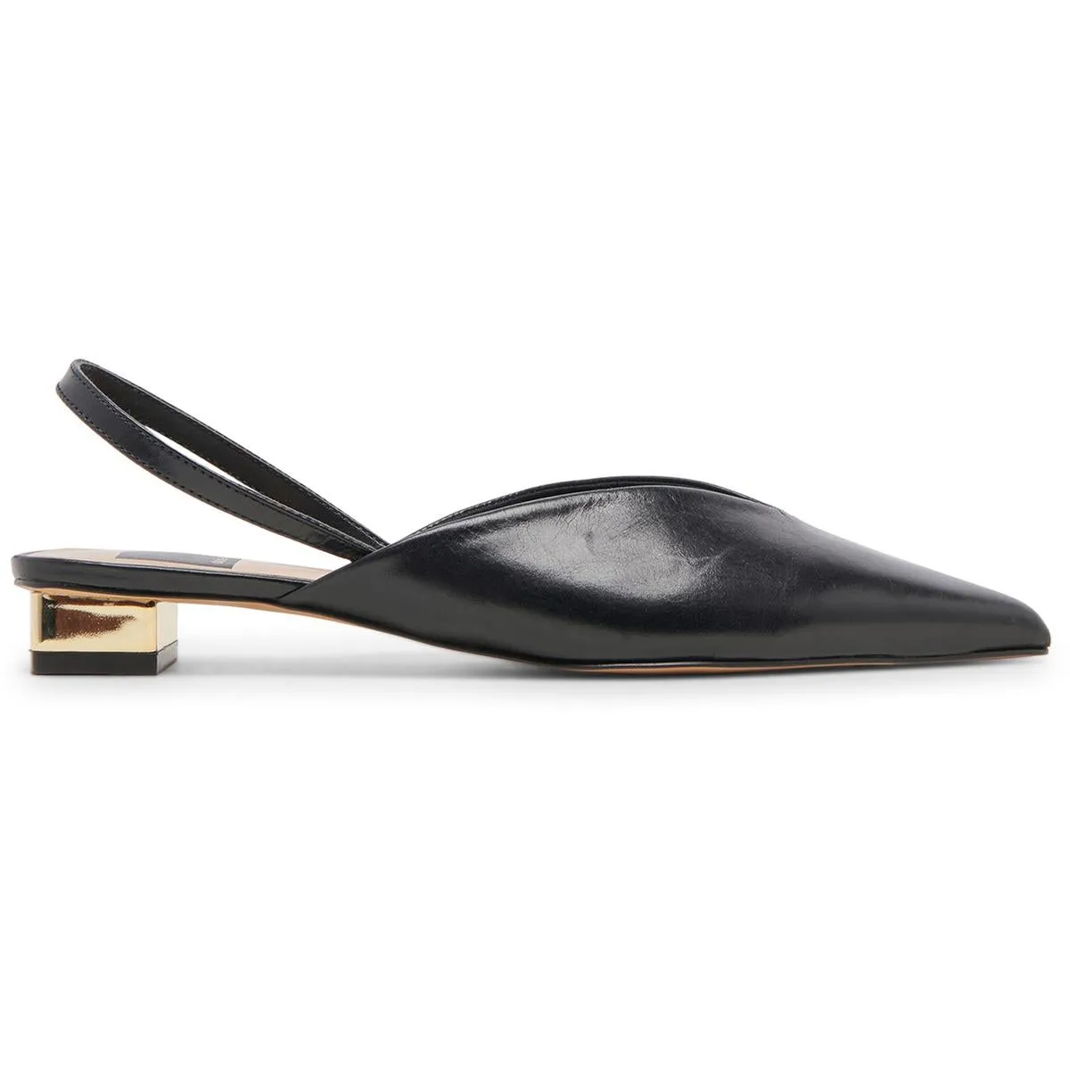 Byanca Womens Adjustable Leather Slingbacks