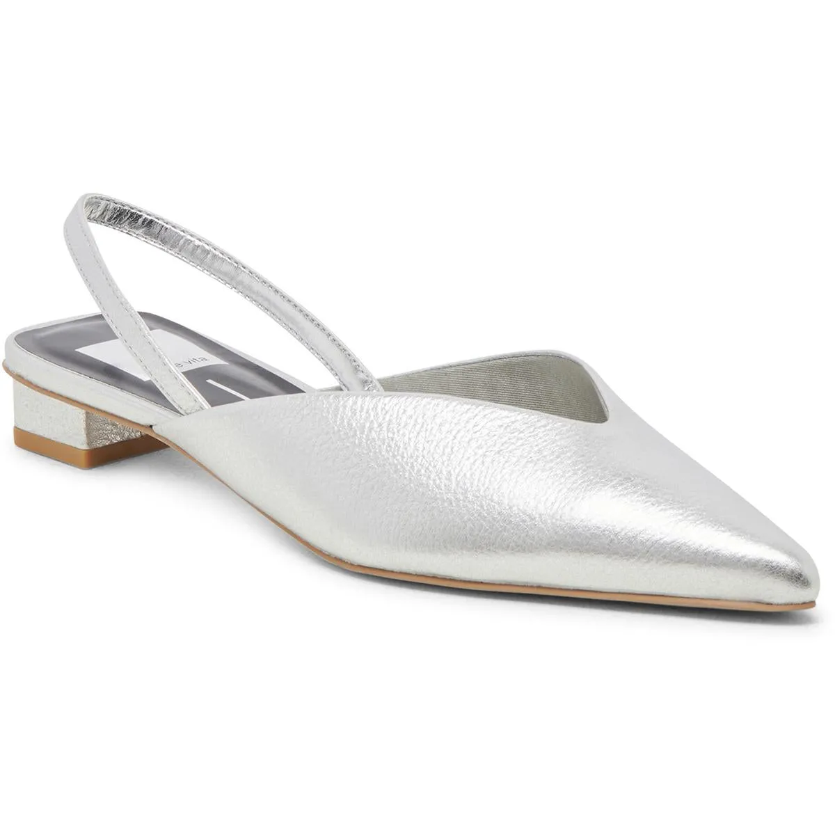 Byanca Womens Adjustable Leather Slingbacks