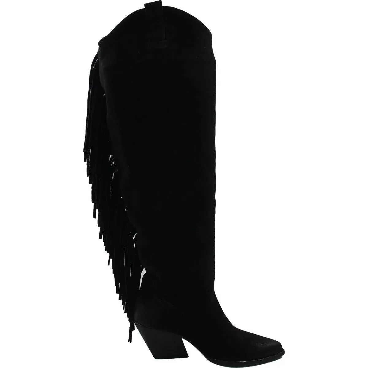 Cabina 2 Womens Wide Calf Suede Cowboy, Western Boots