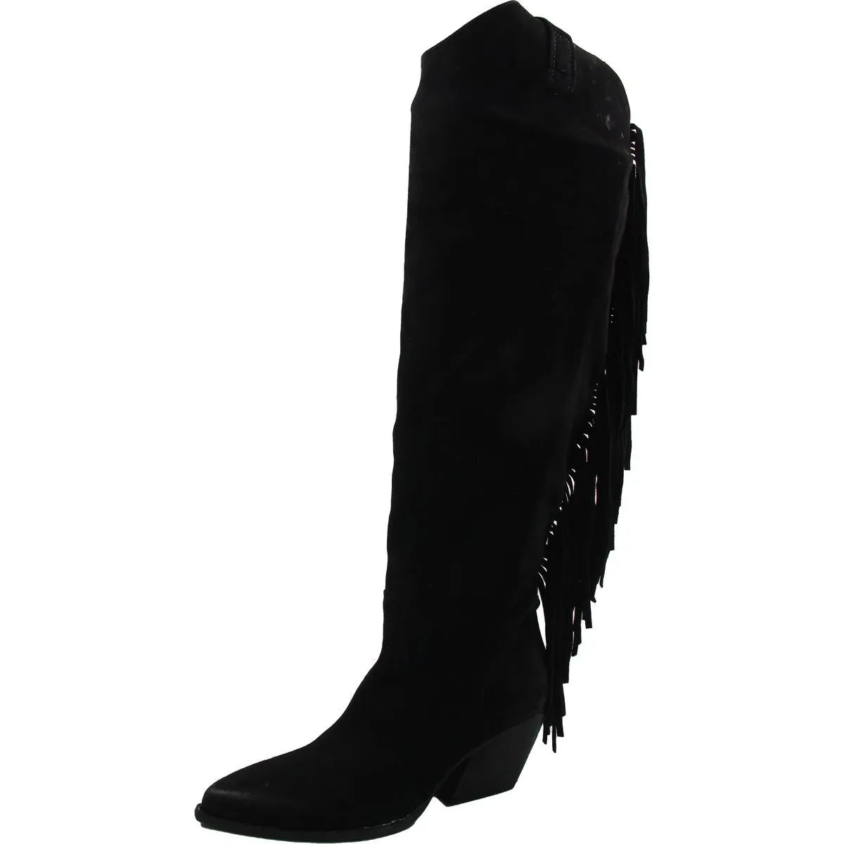 Cabina 2 Womens Wide Calf Suede Cowboy, Western Boots