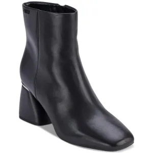 CALEENA Womens Logo Man Made Ankle Boots