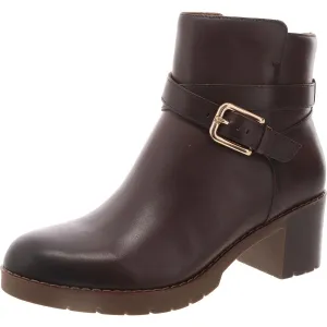 Cantrell Womens Block Heel Round Toe Ankle Boots