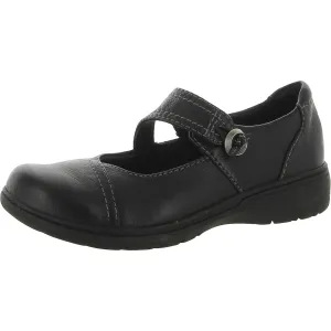 Carleigh Jane Womens Leather Slip On Mary Janes