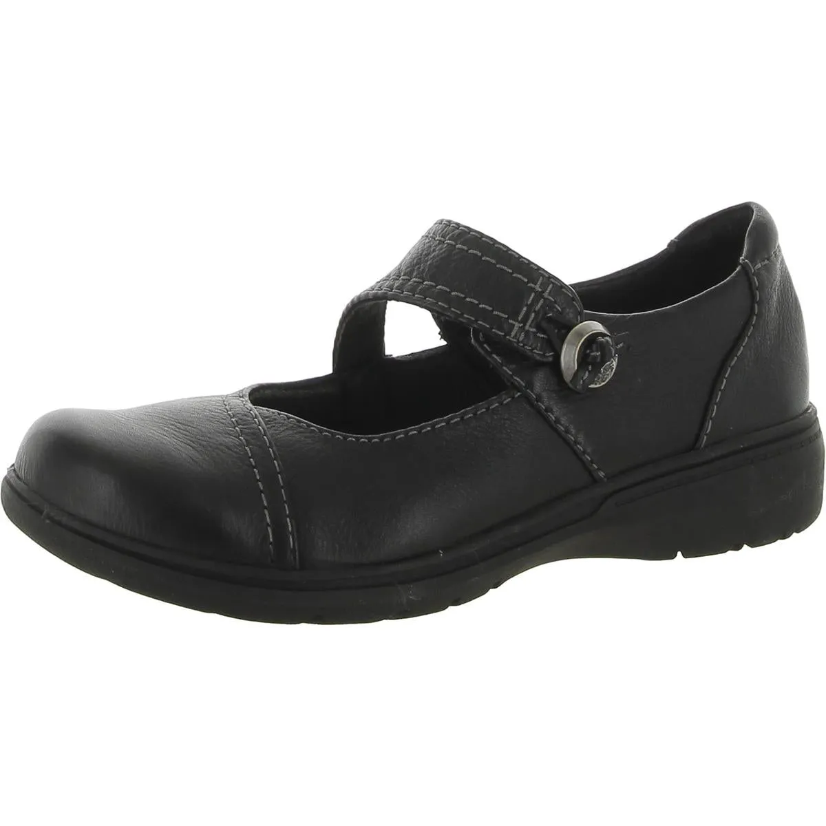 Carleigh Jane Womens Leather Slip On Mary Janes
