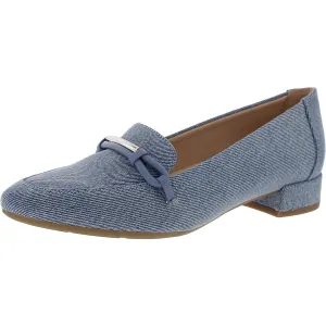 Carlina 2 Womens Leather Textured Loafers