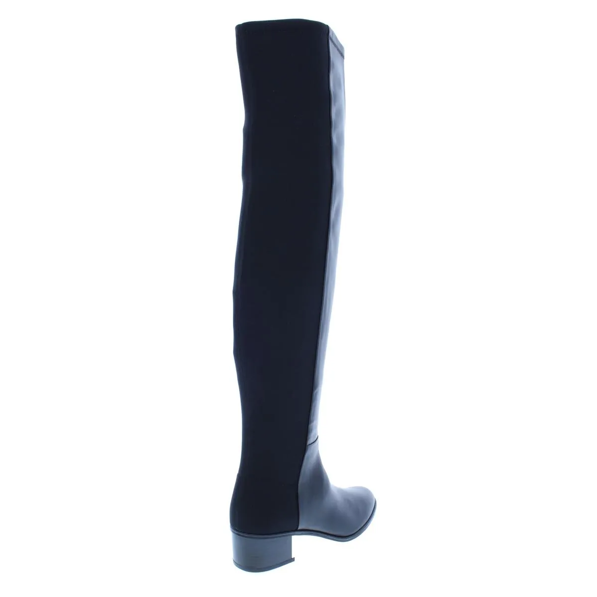 Carney Womens Mixed Media Dress Over-The-Knee Boots