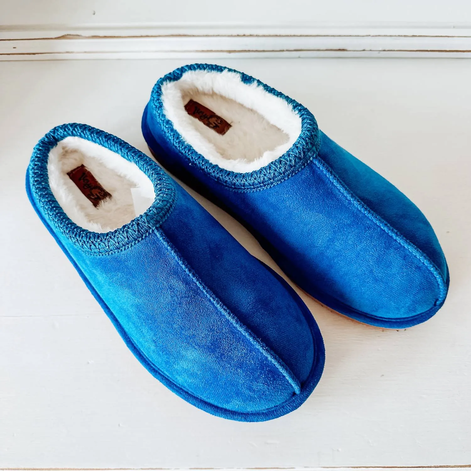 Cheers Women's Platform Slipper In Blue