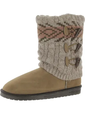 Cheryl Womens Faux Suede Cold Weather Casual Boots