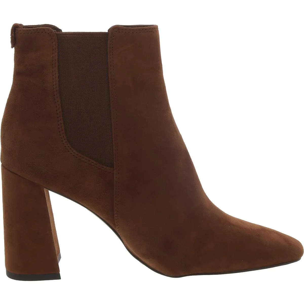Chiara Womens Block Heel Suede Chelsea Boots