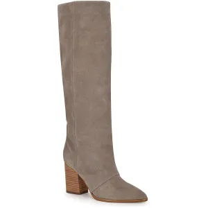 Chicke Womens Solid Suede Knee-High Boots
