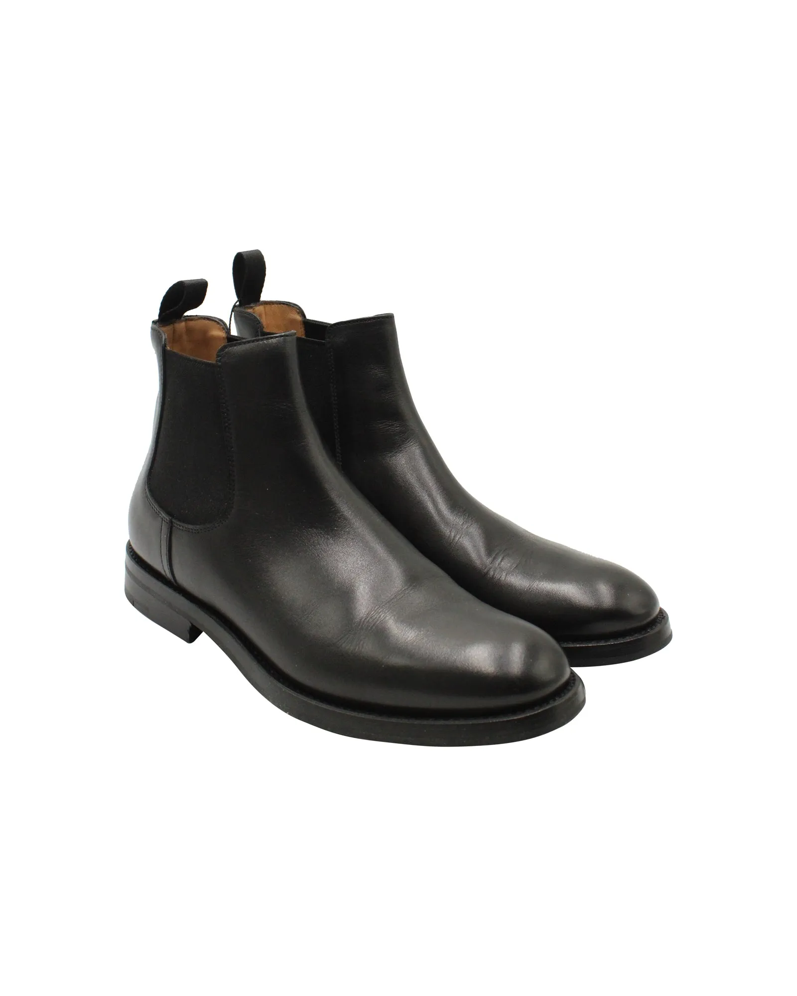 Church's Monmouth WG Chelsea Boots in Black Calfskin Leather
