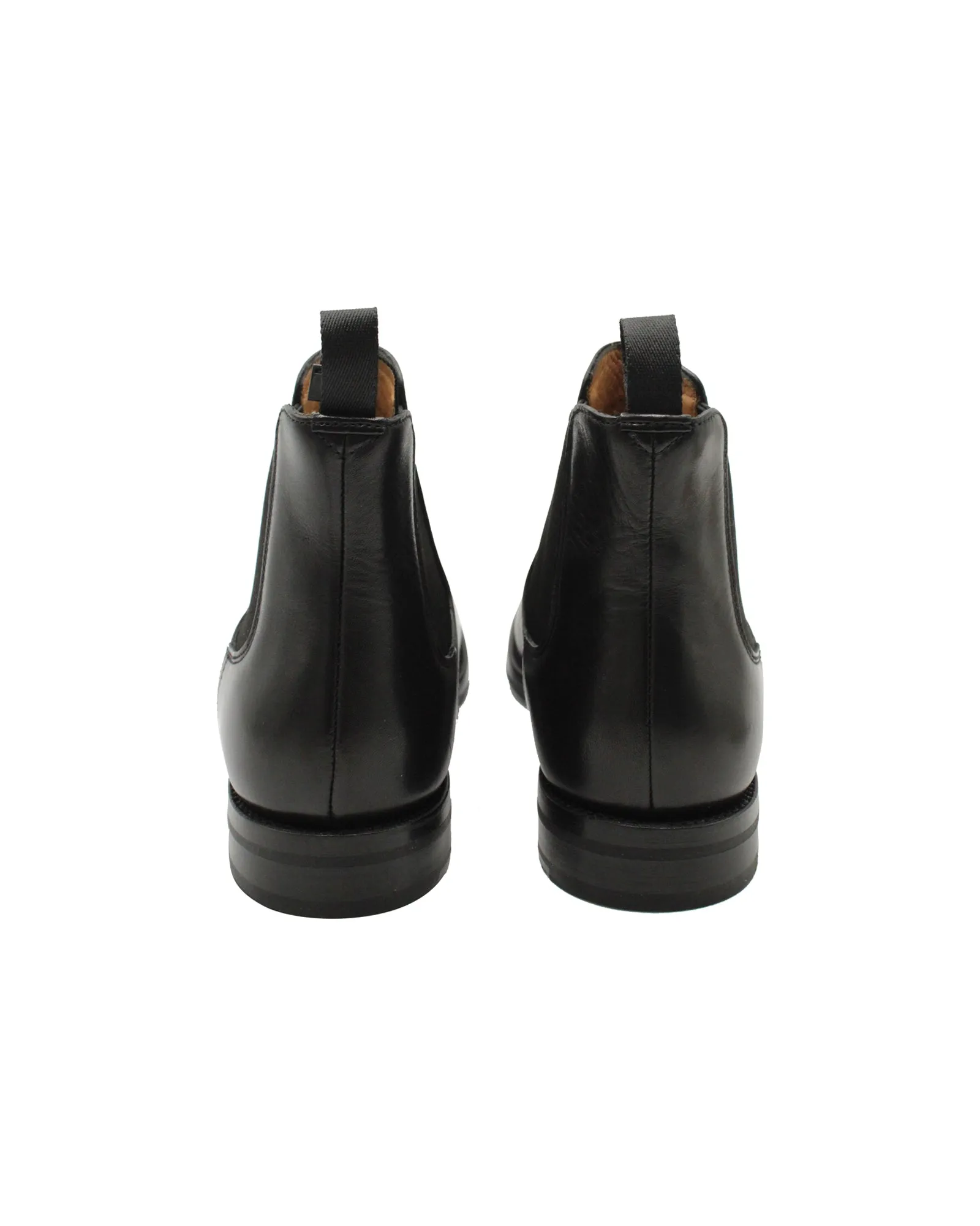 Church's Monmouth WG Chelsea Boots in Black Calfskin Leather