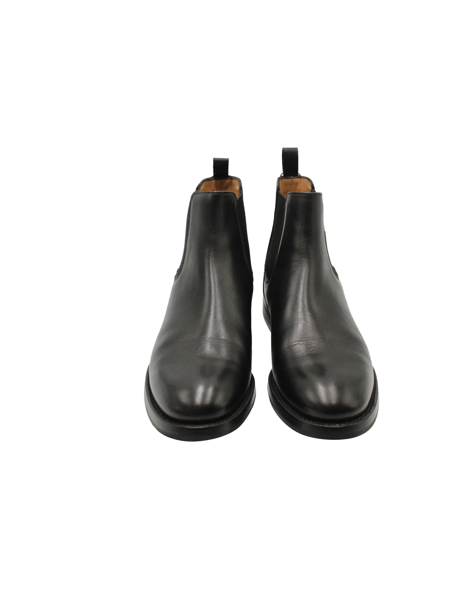 Church's Monmouth WG Chelsea Boots in Black Calfskin Leather