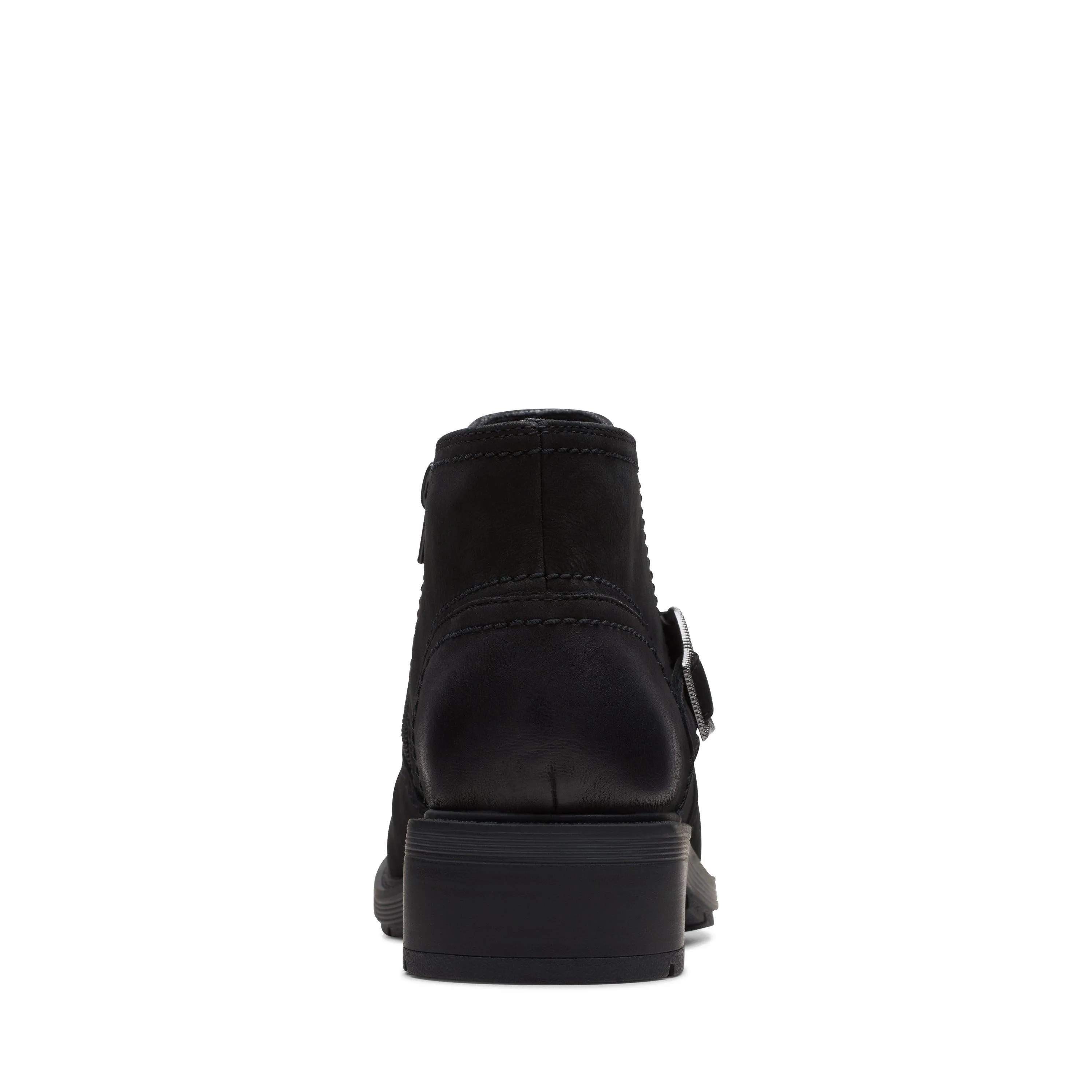 Clarks Hearth Faye in Black Nubuck