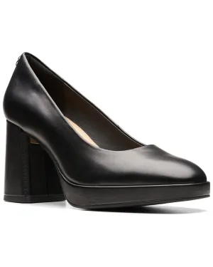 Clarks Zoya85 Court Leather Flat
