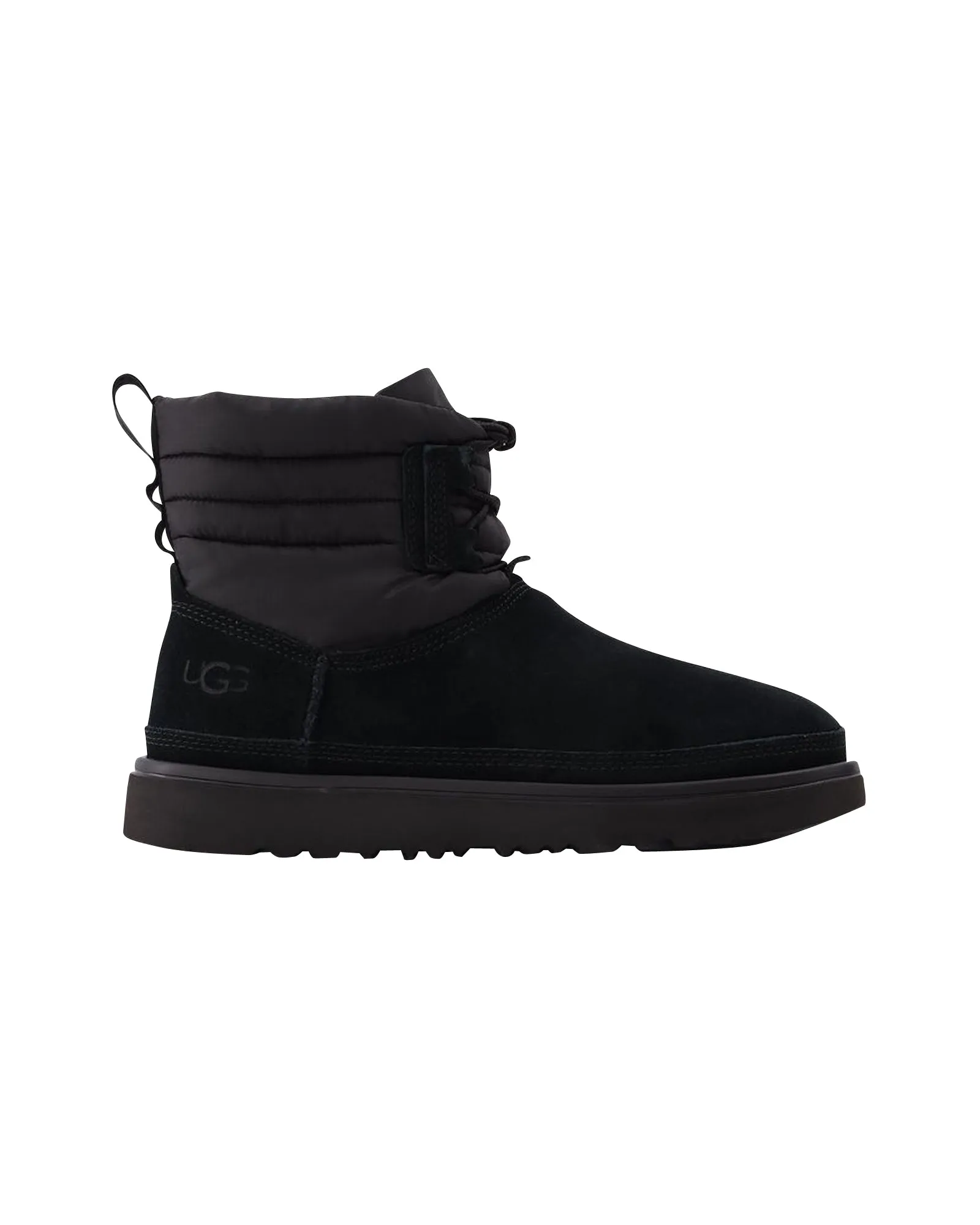 Classic Mini Lace-up Men Synthetic, Black