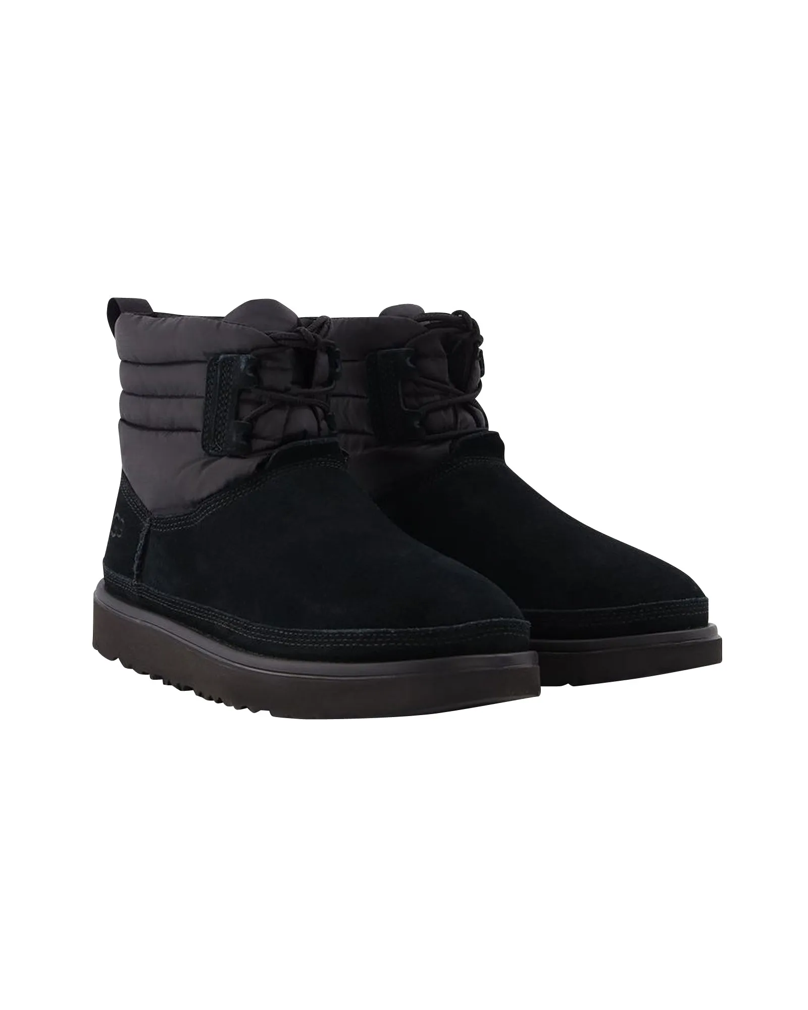 Classic Mini Lace-up Men Synthetic, Black