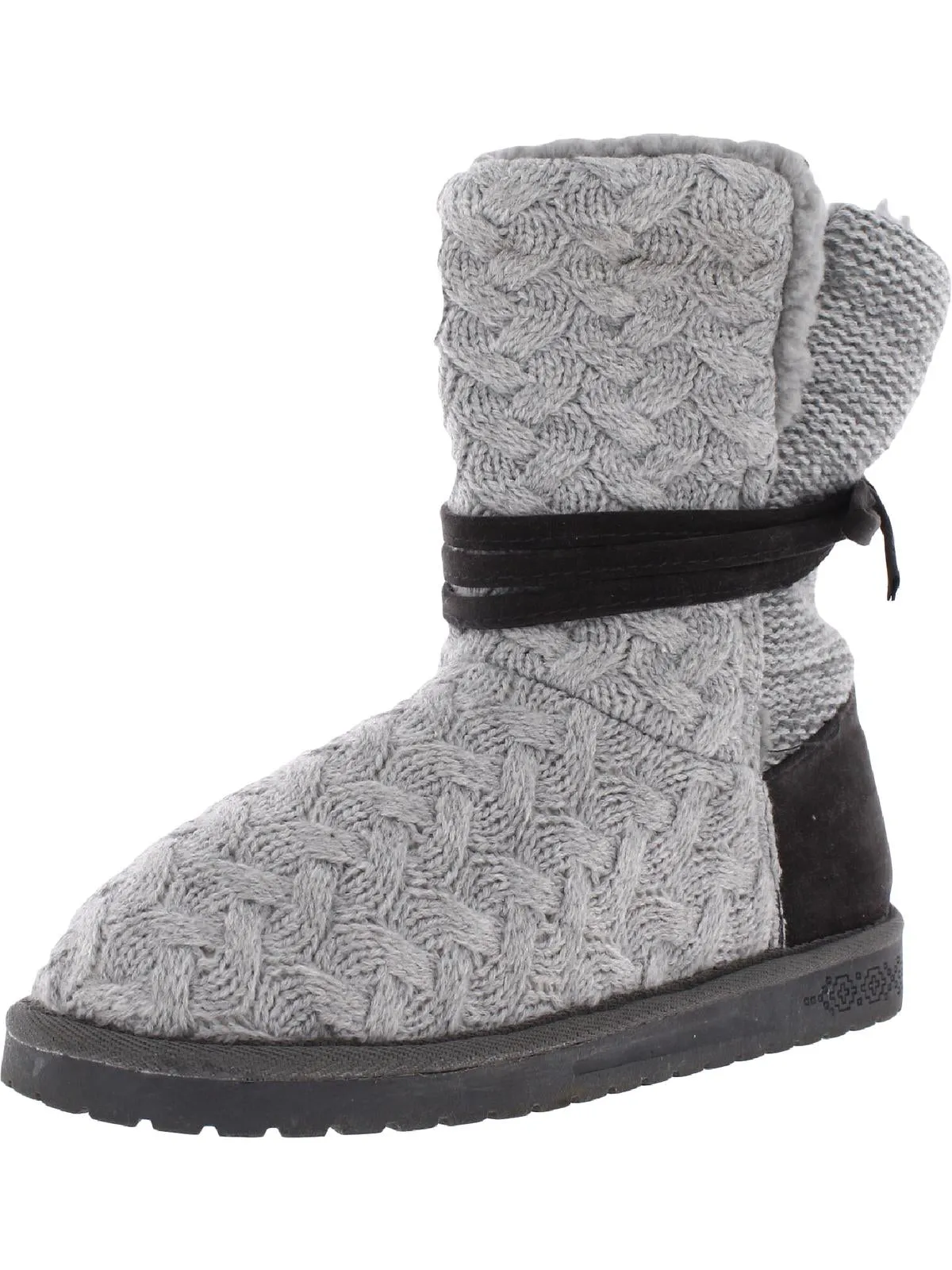 Clementine Womens Cable Knit Cold Weather Winter Boots