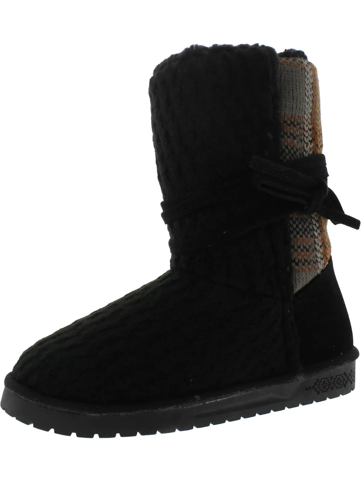 Clementine Womens Cable Knit Cold Weather Winter Boots