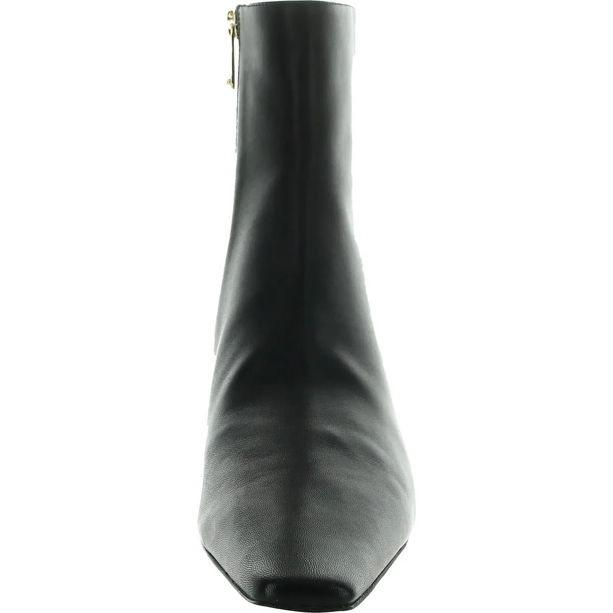 Cosmo Womens Zipper Leather Ankle Boots
