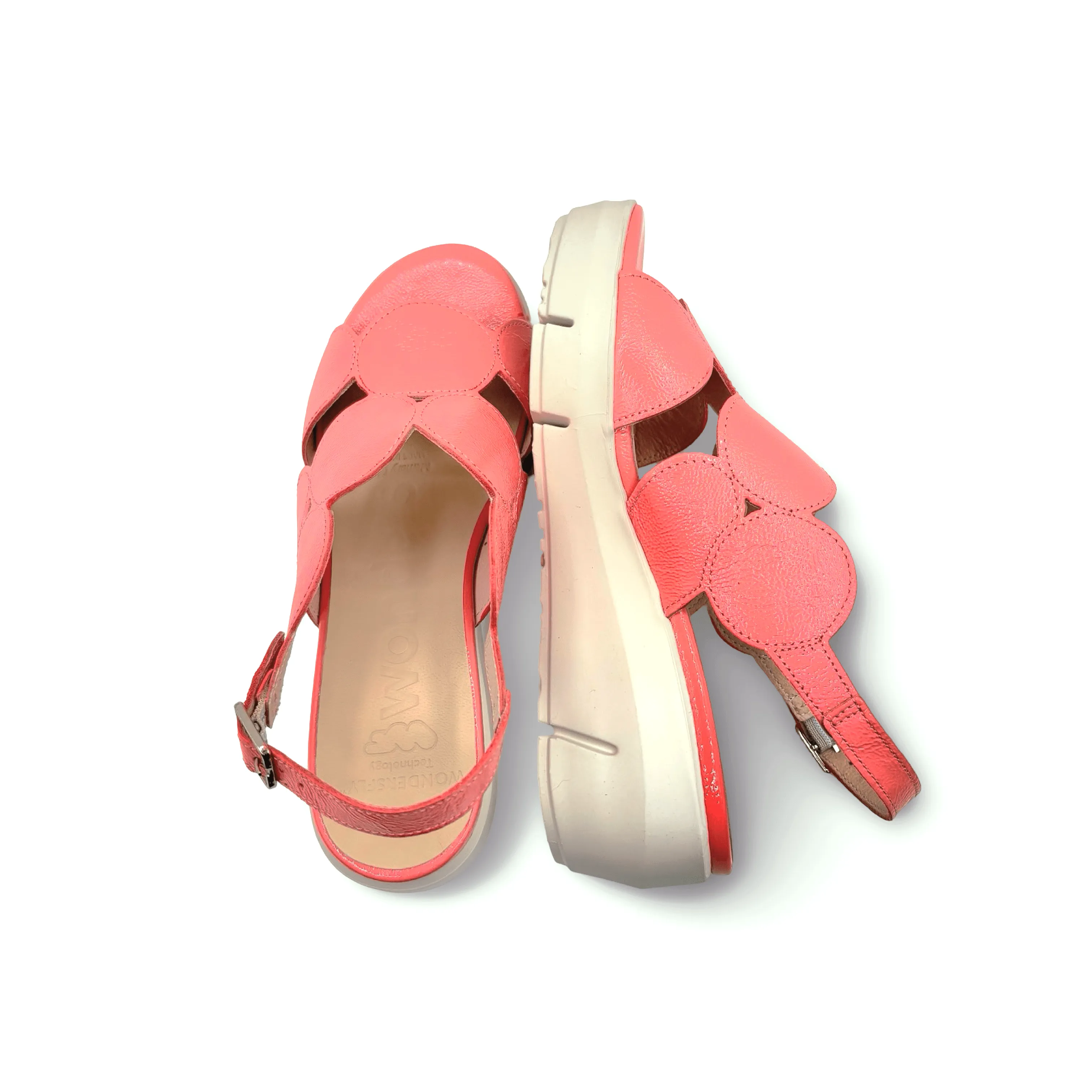 D8210 Coral Slingback Wedge Sandal