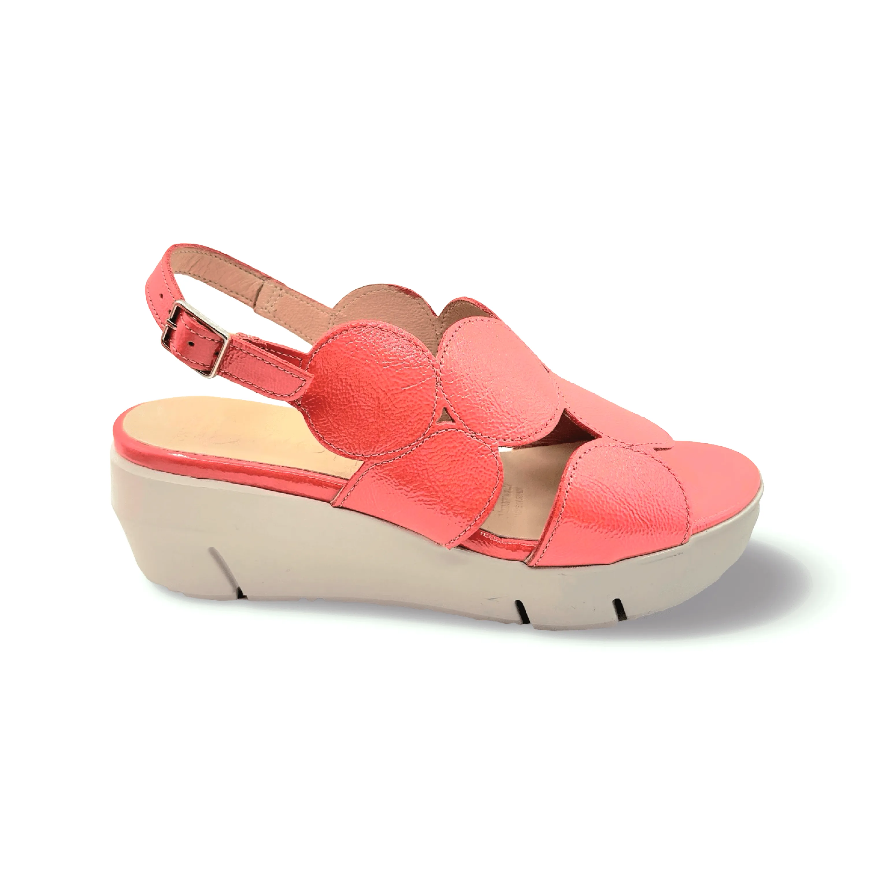 D8210 Coral Slingback Wedge Sandal