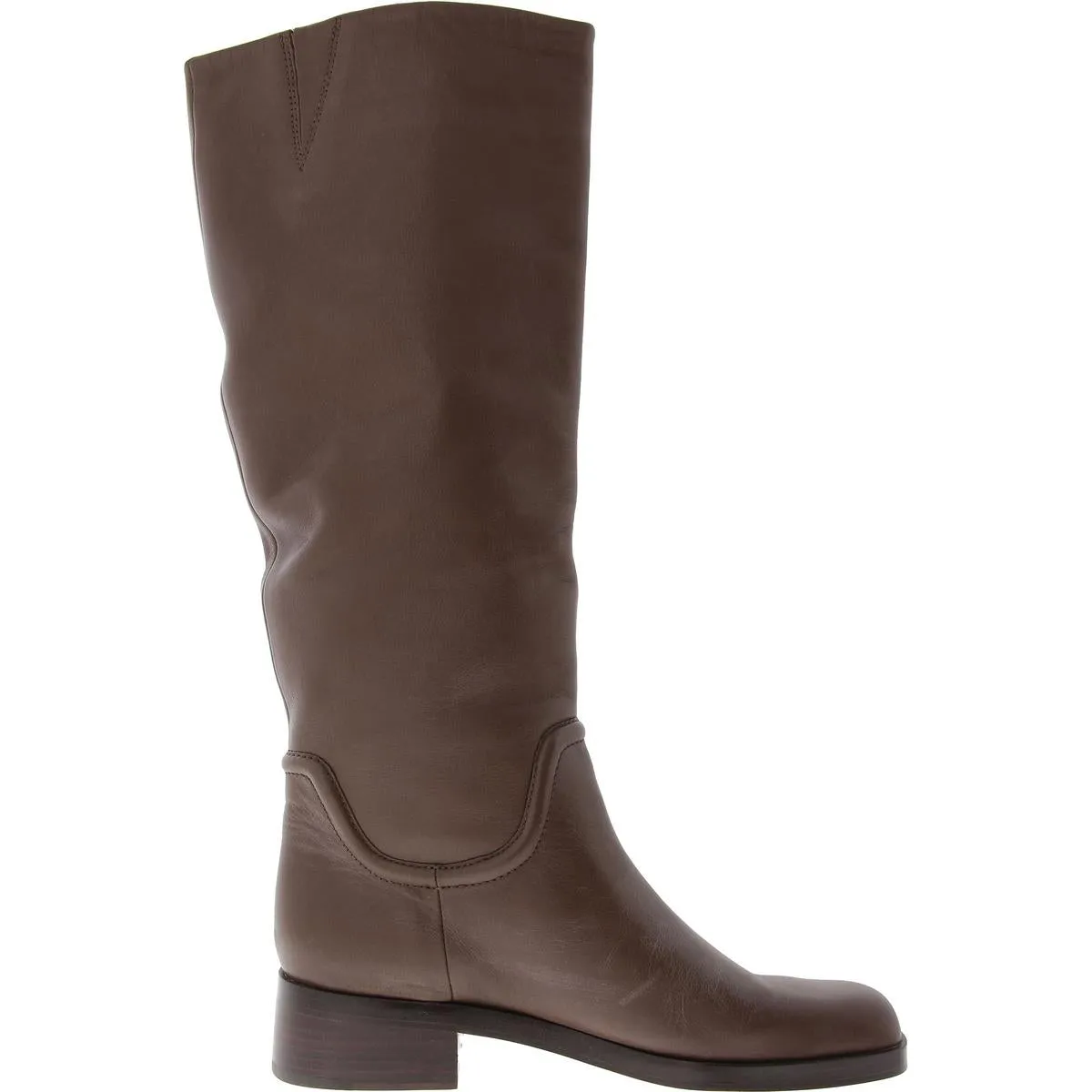 Dani Womens Pull On Square Toe Knee-High Boots