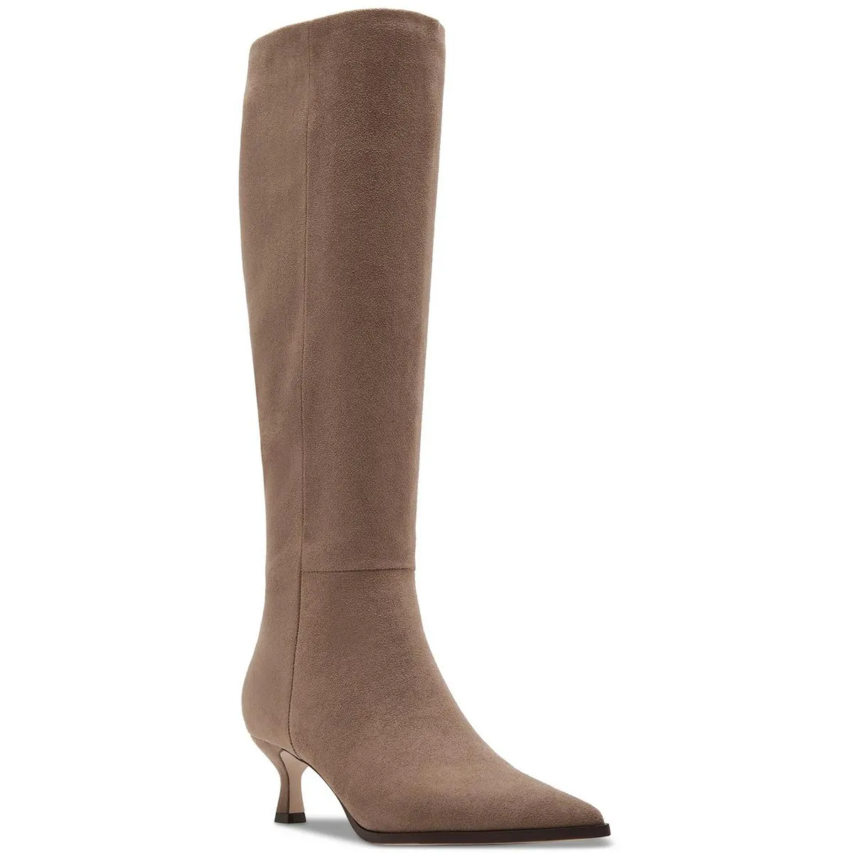 Debut Womens Pull On Pointed Toe Knee-High Boots
