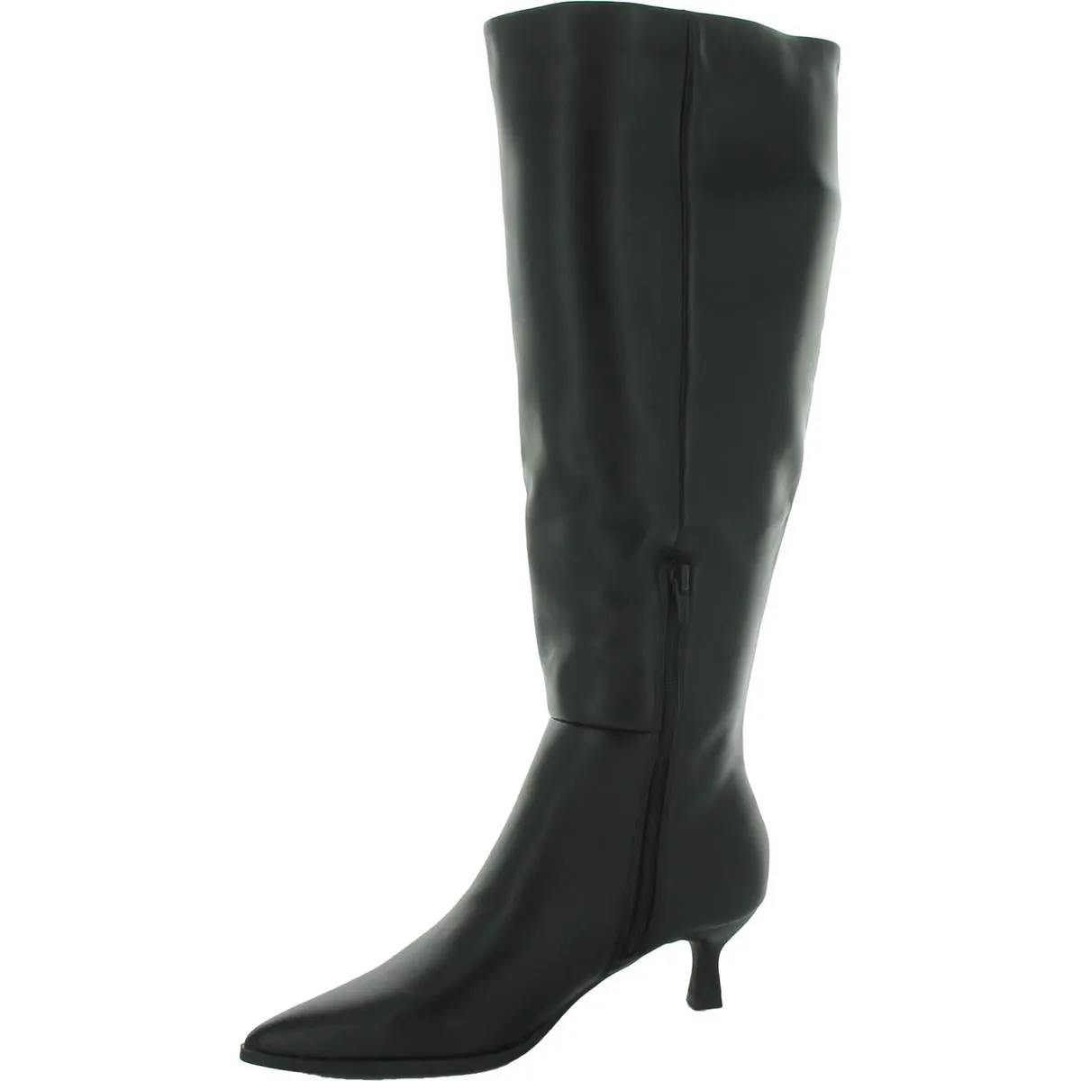 Debut Womens Pull On Pointed Toe Knee-High Boots