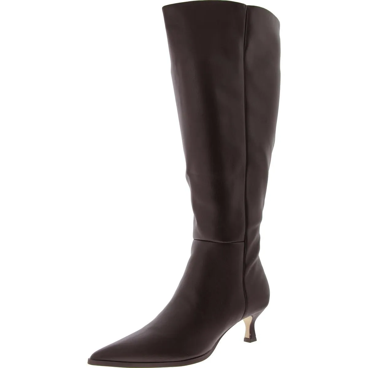 Debut Womens Pull On Pointed Toe Knee-High Boots