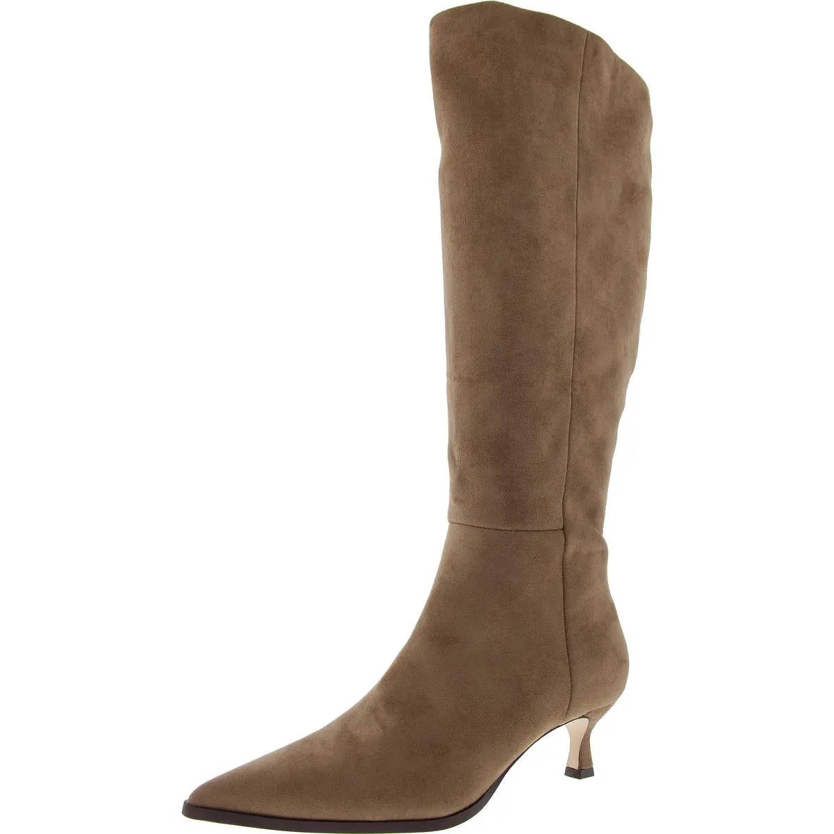 Debut Womens Pull On Pointed Toe Knee-High Boots