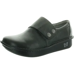 Deliah Womens Solid Leather Clogs