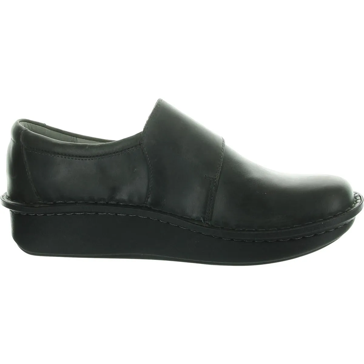 Deliah Womens Solid Leather Clogs
