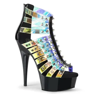 DELIGHT-600-9  Hologram TPU-Black Patent/Black
