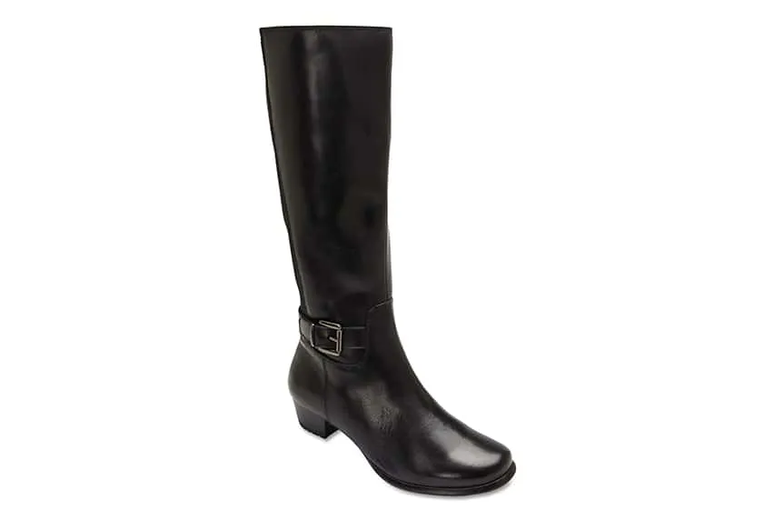 Diego Boot in Black Leather