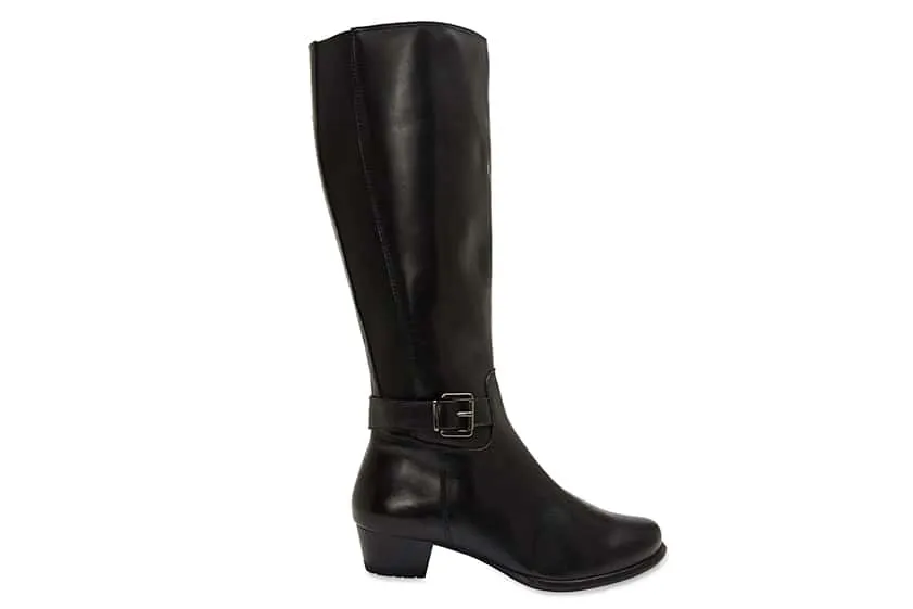 Diego Boot in Black Leather