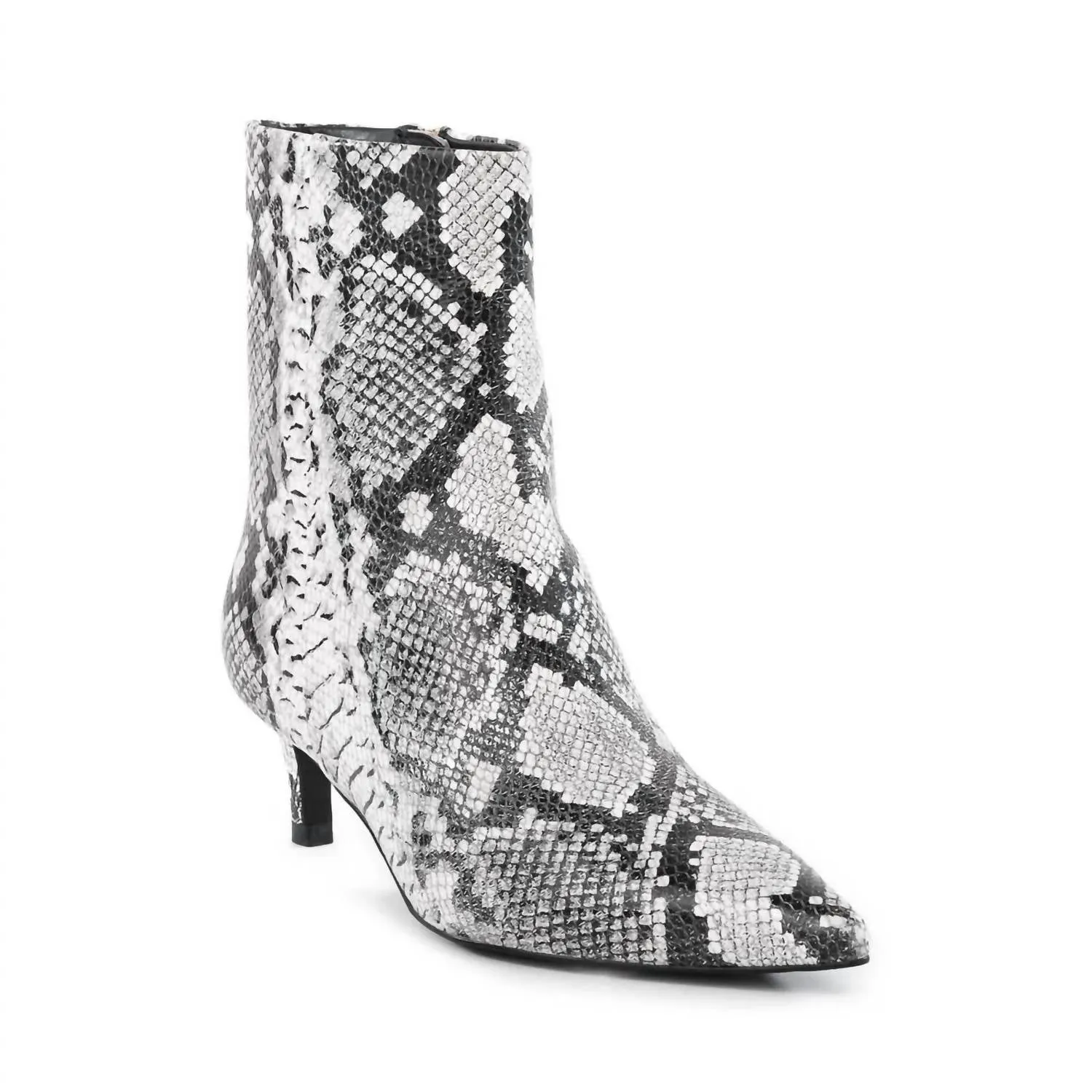 Dinner Date Boot In Black/white Exotic